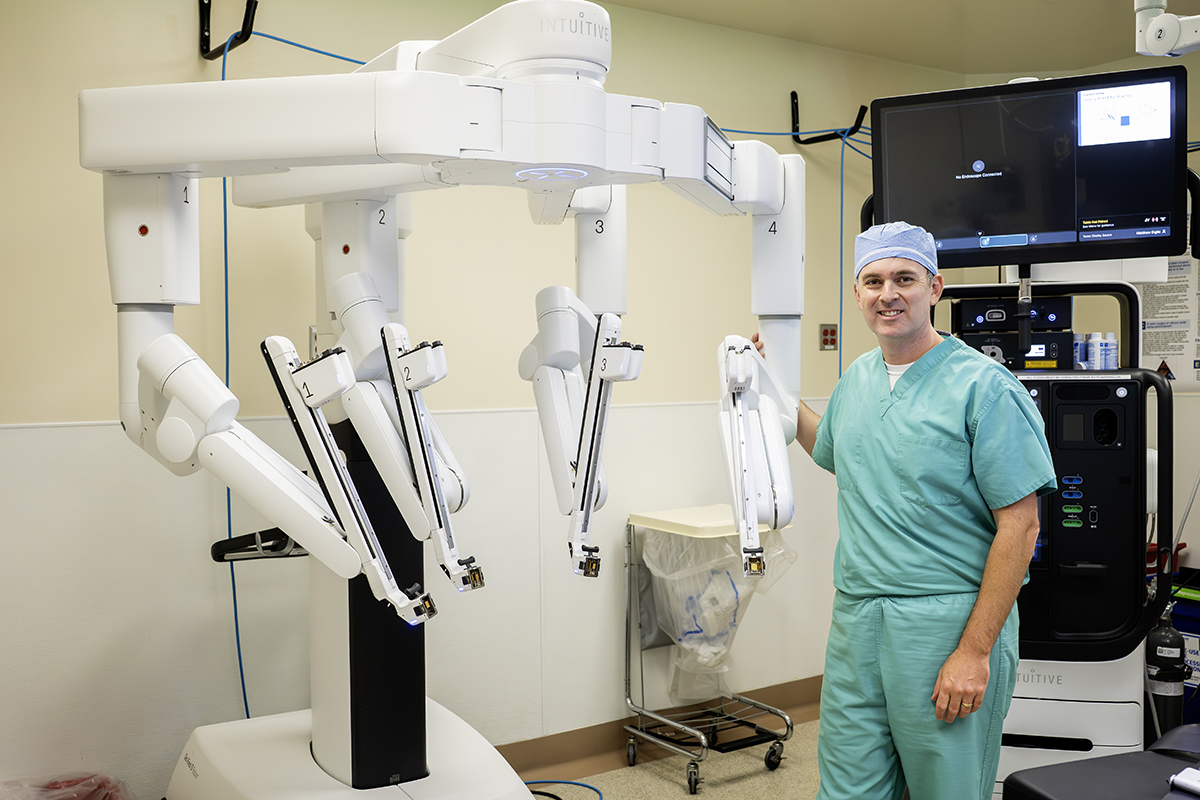 Dr. Giglia in the Ochsner operating room