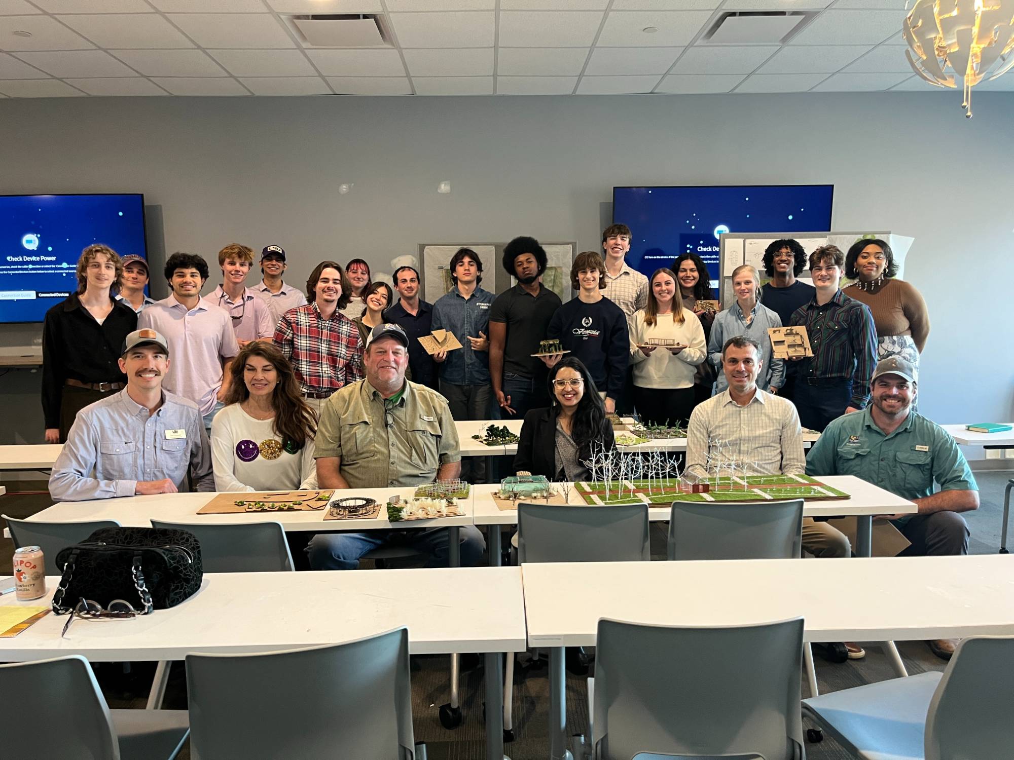 LSU landscape architecture students’ present micro farms