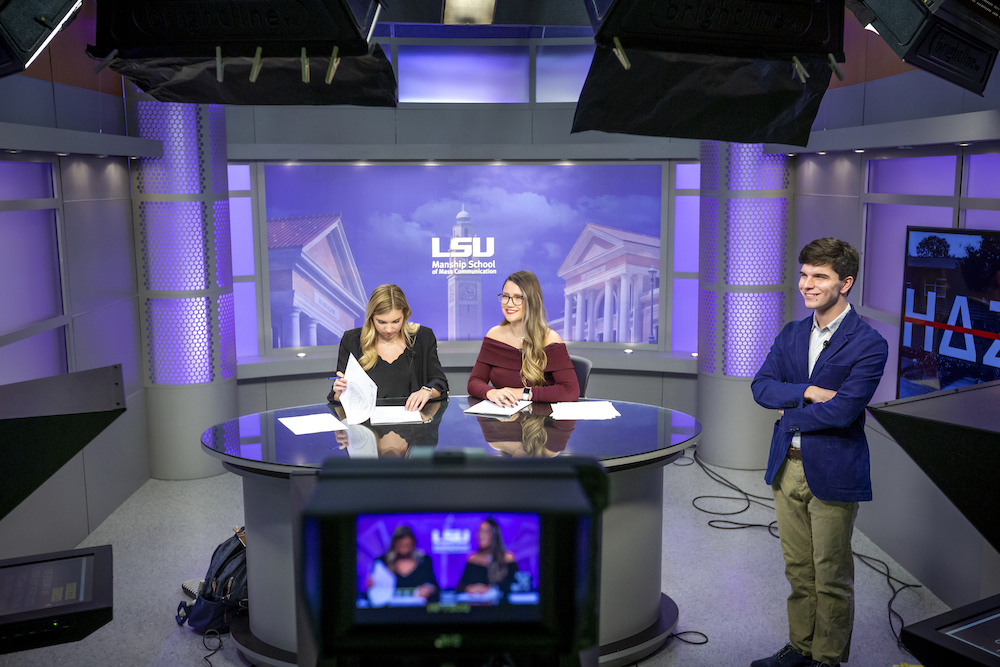 students at TigerTV