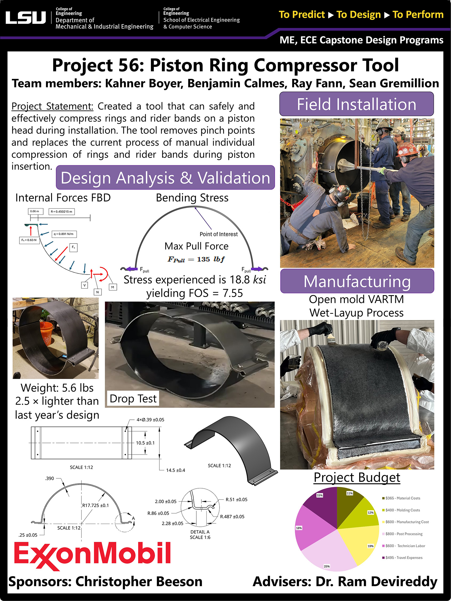 Industrial Piston Ring Compression Poster Project 56: Industrial Piston Ring Compression (2025)