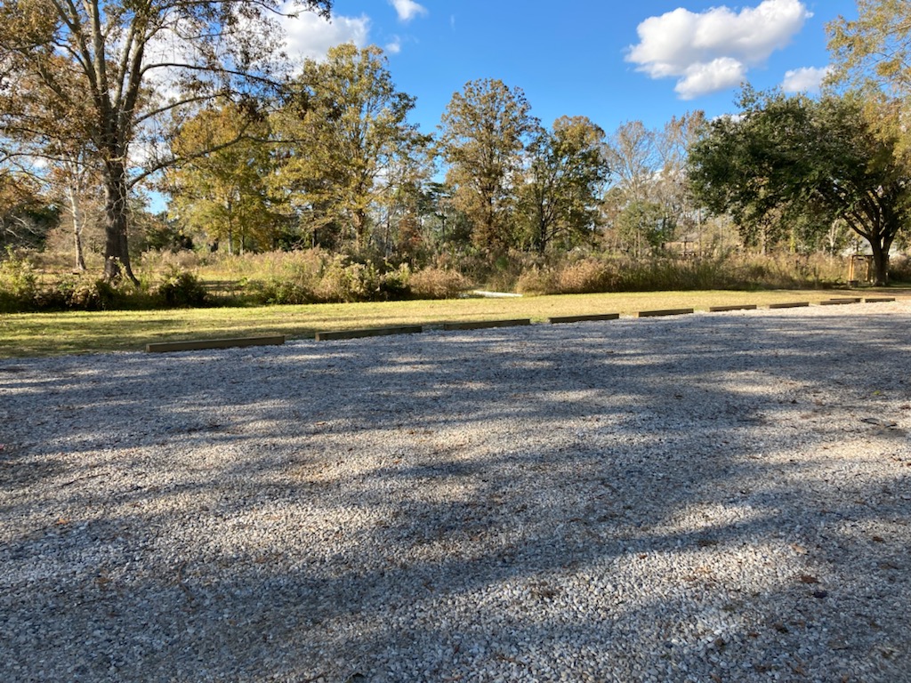 new overflow parking lot