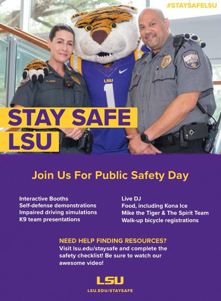 Public Safety Day flier